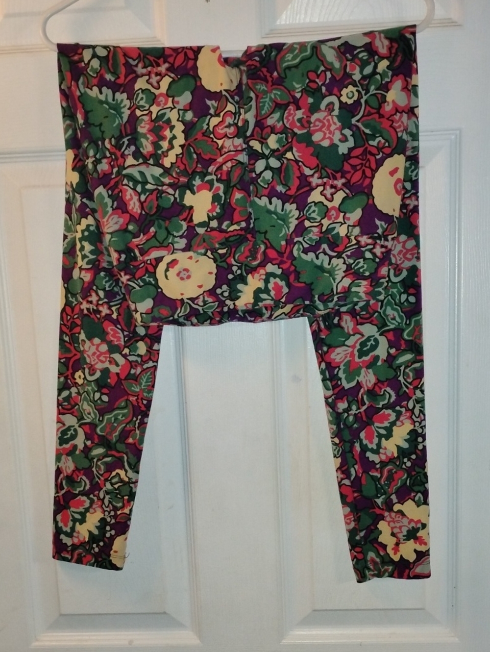 Floral Print Girls' Leggings